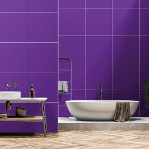 A solid purple background with a white square cent wallpaper