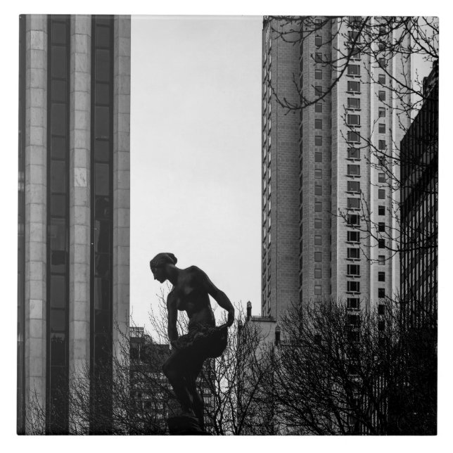 A Solitary Moment in the City Tile (Front)