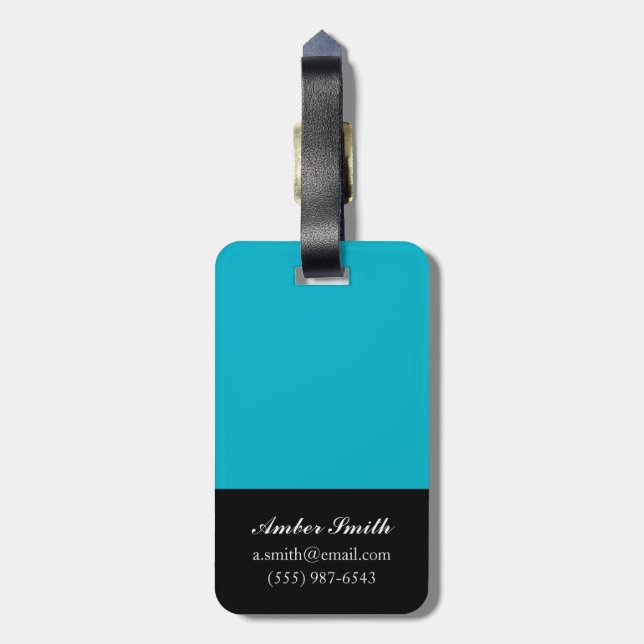 A song for Nicolette 2001 Luggage Tag (Back Vertical)