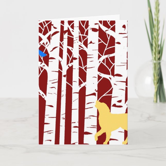 A Song of Peace, Bark of Joy Holiday Card (Front)