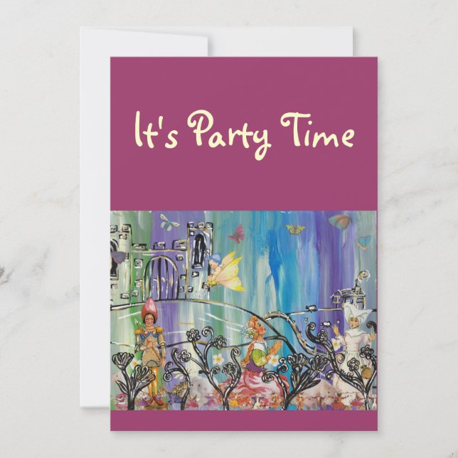 A Sorta Fairytale Party Invitations (Front)