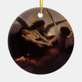 A Soul Brought to Heaven by Bouguereau Ceramic Tree Decoration