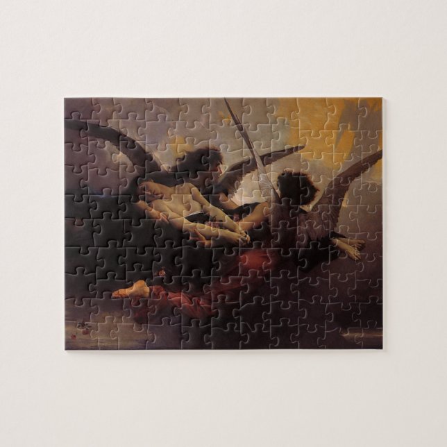 A Soul Brought to Heaven by Bouguereau Jigsaw Puzzle (Horizontal)