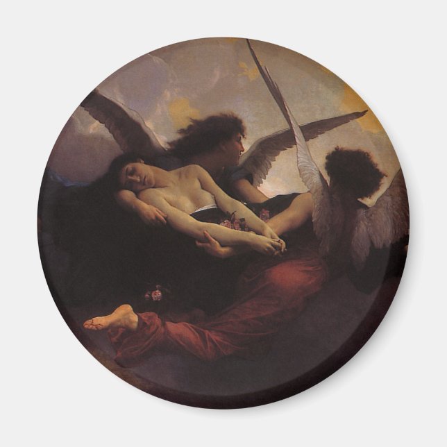 A Soul Brought to Heaven by Bouguereau Magnet (Front)
