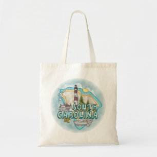 A South Carolina Lighthouse Tote Bag