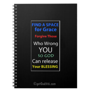 A Space for Grace gotGod316.com Notebook