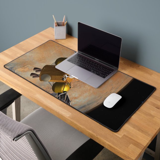 A Spacecraft Orbiting Mars. Desk Mat (Office 2)