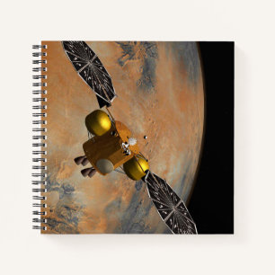 A Spacecraft Orbiting Mars. Notebook
