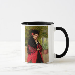A Spanish Beauty, 1872 (oil on canvas) Mug