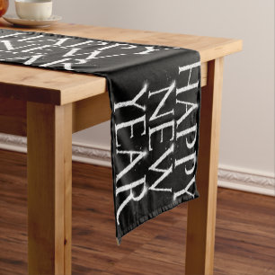 A Sparkling Happy New Year Short Table Runner