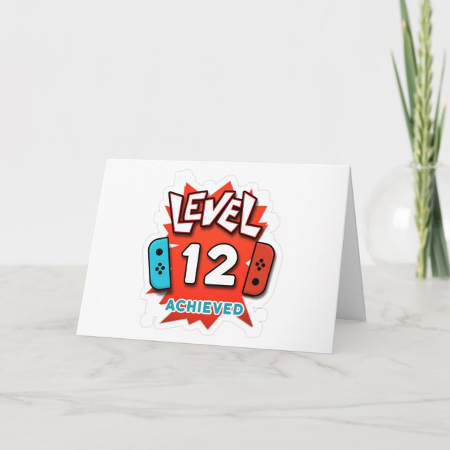 A **SPECIAL BOY ON **12th** BIRTHDAY CARD (Front)