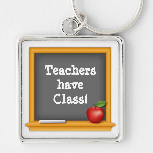 A Special Gift: Teachers have Class Key Ring (Front)
