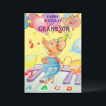 A Special Grandson Birthday Greeting Card<br><div class="desc">Skip to it grandson,  it's time for toe tapping birthday fun.</div>