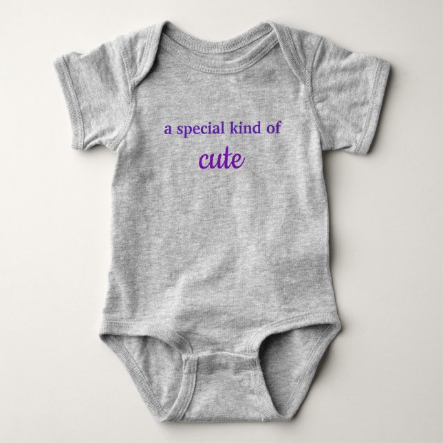 A special kind of cute baby bodysuit (Front)