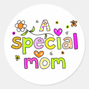 A Special Mum Classic Round Sticker