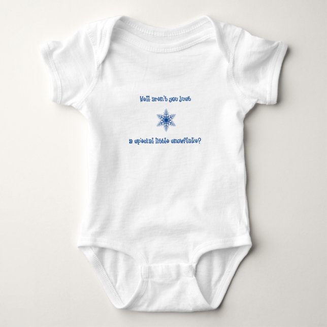 A Special Snowflake Baby Bodysuit (Front)