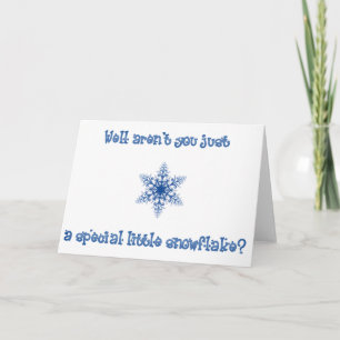 A Special Snowflake Greeting Card