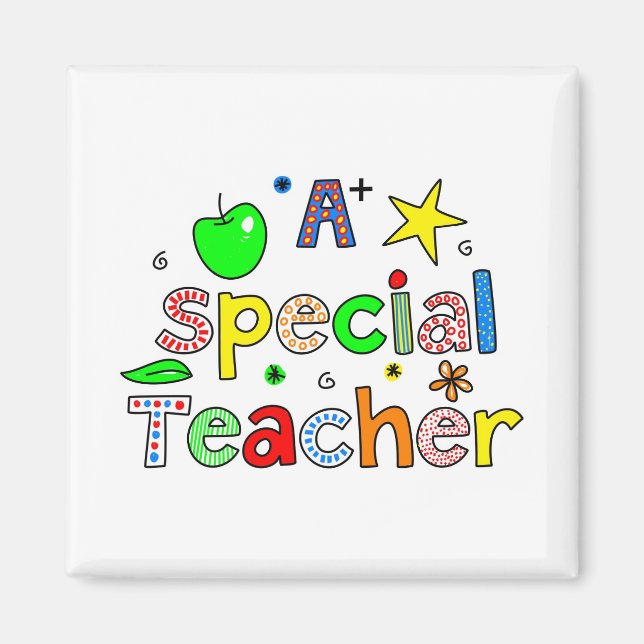 A Special Teacher Magnet (Front)