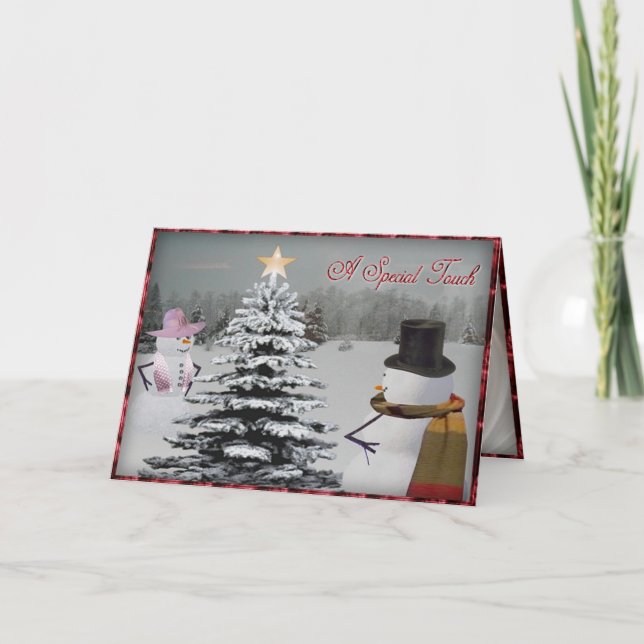 A Special Touch Holiday Card (Front)