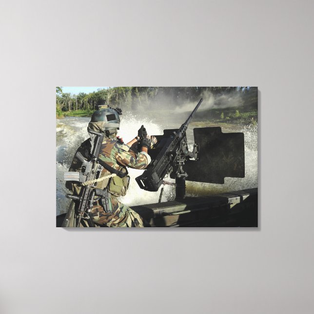 A Special Warfare Combatant-craft Crewman 2 Canvas Print (Front)