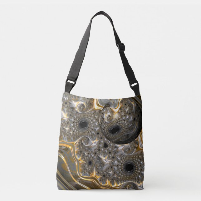 A Spherical Ballet in Silver and Gold Tote Bag (Front)