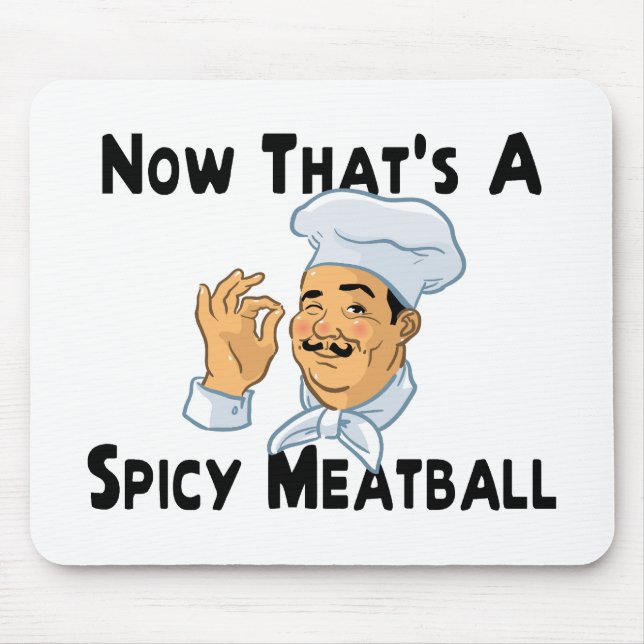 A Spicy Meatball Mouse Mat (Front)