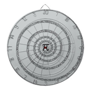 A sPIral on Pi Click Customise Change Grey Colour Dartboard