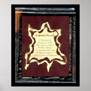 A Spiritual Hierarchy Poster