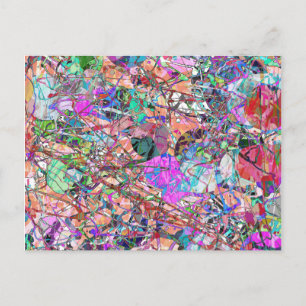 A Splash of Abstract Postcard