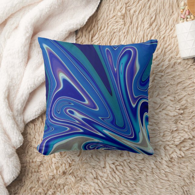 A Splash of Blue Cushion (Blanket)