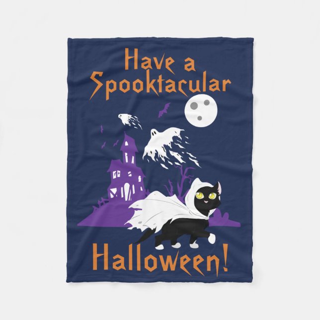 A Spooktacular Halloween Fleece Blanket (Front)