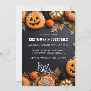 A spooky Halloween invitation fe