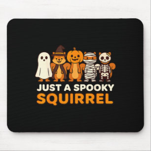 A Spooky Squirrel Halloween Costume Cartoon Design Mouse Mat