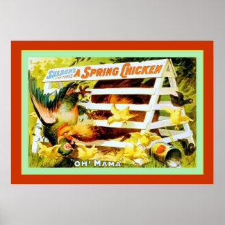 A Spring Chicken Poster