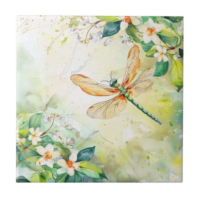 A Spring Dragonfly Tile (Front)