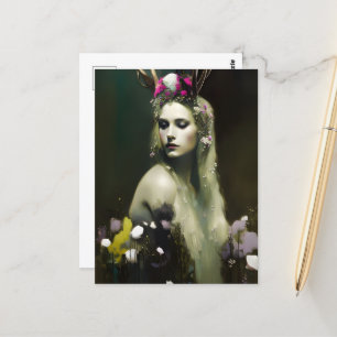 A Spring Goddess Postcard