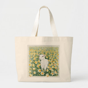 A Spring in the Step Large Tote Bag