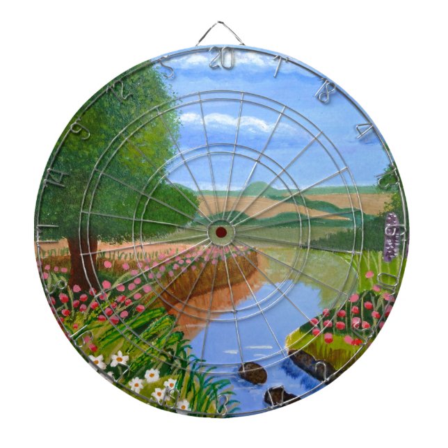 A Spring Stream Dartboard (Front)