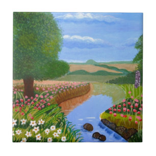 A Spring Stream Tile