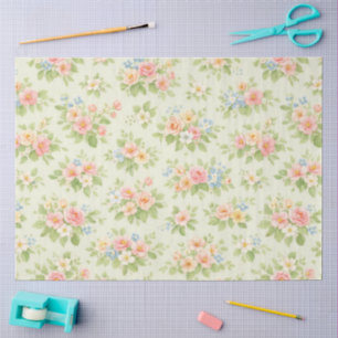 A Springy Floral Design #11 Tissue Paper