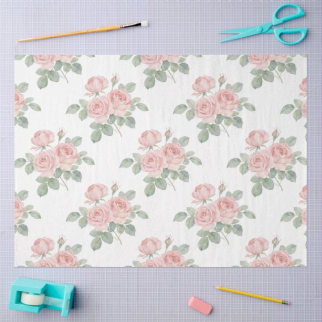A Springy Floral Design #17 Tissue Paper (Craft)