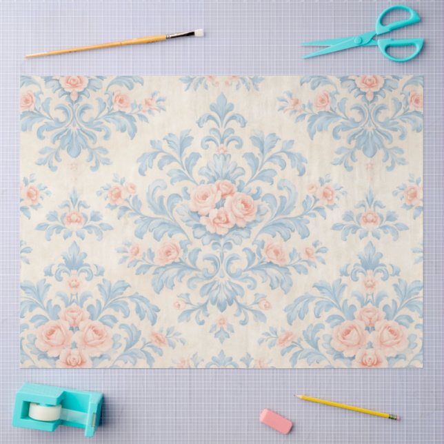 A Springy Floral Design #8 Tissue Paper (Craft)