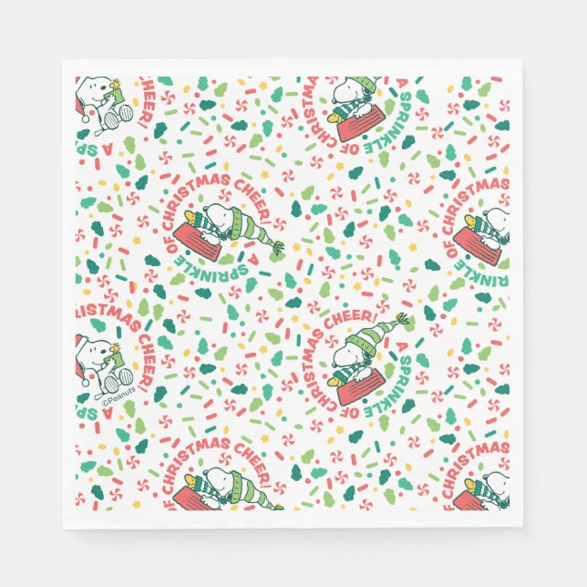 A Sprinkle of Christmas Cheer Pattern Napkin (Front)
