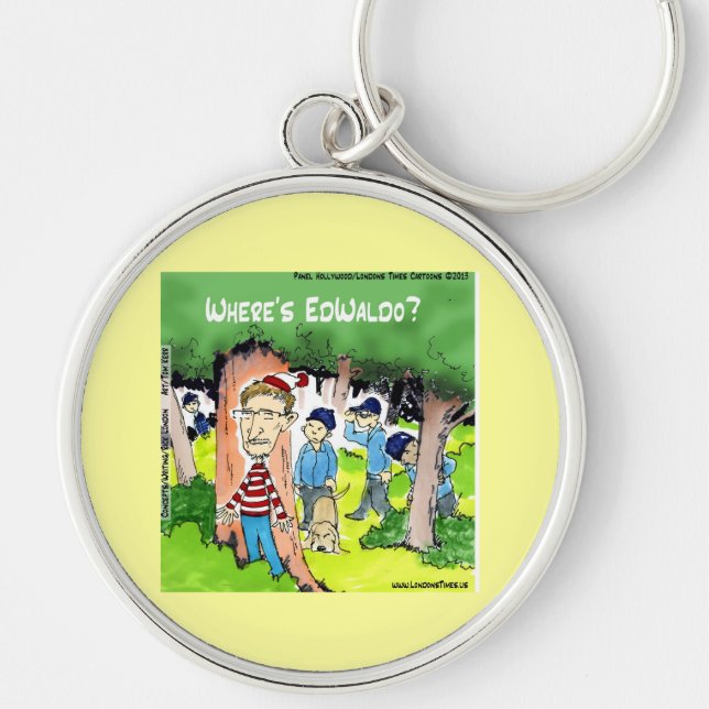 A Spy Is Missing Funny Key Ring (Front)