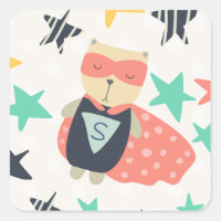 a square sticker