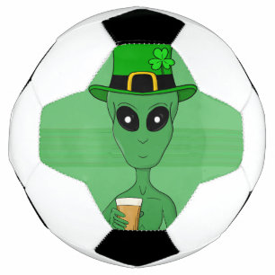 A St. Patrick's Alien Football