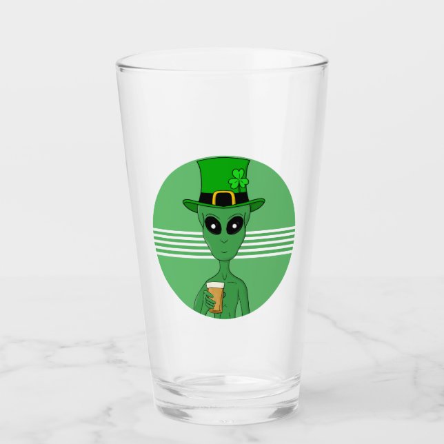 A St. Patrick's Alien Glass (Front)
