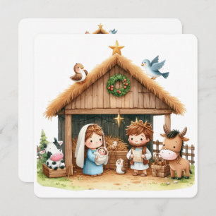 A Stable Full of Joy Holiday Card