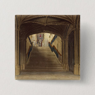 A Staircase, Windsor Castle, from 'Royal Residence 15 Cm Square Badge
