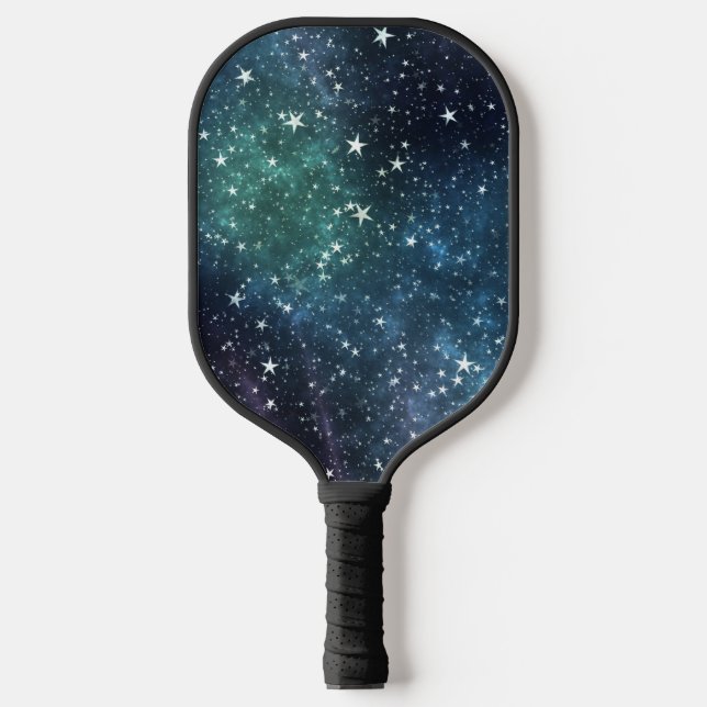 A Star Filled Night Pickleball Paddle (Front)